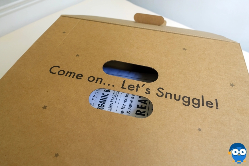 Panda duvet box message